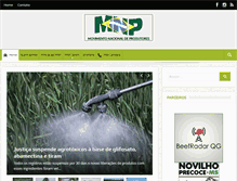Tablet Screenshot of mnp.org.br
